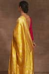 Buy_Kasturi Kundal_Yellow Champai Noor Jaal Zari Saree  _Online_at_Aza_Fashions