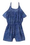 Shop_Kids Lane_Blue Striped Jumpsuit For Girls_at_Aza_Fashions