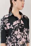 Buy_KoAi_Green Muslin Silk Floral Print Shirt_Online_at_Aza_Fashions