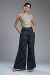 Buy_KoAi_White Chanderi Silk Crop Top_Online_at_Aza_Fashions