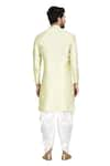 Shop_Aryavir Malhotra_Green Sherwani Silk Pant Cotton And Dhoti Set _at_Aza_Fashions