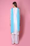 Shop Surabhi Arya White Kurta And Pant Silk Chanderi Dupatta Chiffon Set at Aza Fashions Shop_Surabhi Arya_White Kurta And Pant Silk Chanderi Dupatta Chiffon Set _at_Aza_Fashions