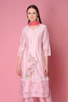 Buy Surabhi Arya Pink Kurta And Pant Silk Chanderi Dupatta Chiffon Set Online at Aza Fashions Buy_Surabhi Arya_Pink Kurta And Pant Silk Chanderi Dupatta Chiffon Set _Online_at_Aza_Fashions