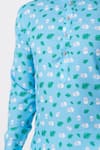 Buy Spring Break Blue Rayon Printed Kurta Online at Aza Fashions Buy_Spring Break_Blue Rayon Printed Kurta _Online_at_Aza_Fashions