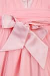 Shop_Saka Designs_Pink Polyester Flared Dress 