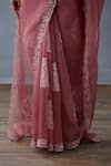 Shop_Torani_Pink Silk Organza Saree  _Online_at_Aza_Fashions