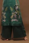 Buy Oja Green Kurta Handloom Linen , Pant And Stole Tissue Floral Applique Set Online at Aza Fashions Buy_Oja_Green Kurta Handloom Linen , Pant And Stole Tissue Floral Applique Set _Online_at_Aza_Fashions