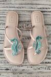 Buy_Sandalwali_Beige Beads Larry Seahorse Sandals _at_Aza_Fashions