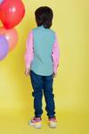 Shop_Little Boys Closet_Multi Color Cotton Checkered Shirt_at_Aza_Fashions