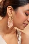 Buy_D'oro_Crystal Drop Earrings_at_Aza_Fashions