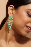 Buy_House of D'oro_Bead Drop Earrings_at_Aza_Fashions