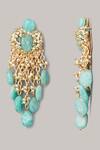 House of D'oro_Bead Drop Earrings_Online_at_Aza_Fashions