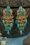 Buy_House of D'oro_Bead Drop Earrings_Online_at_Aza_Fashions