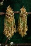 Buy_D'oro_Long Multi Strand Earrings_Online_at_Aza_Fashions