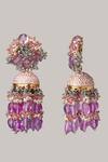 D'oro_Handmade Tassel Jhumka Earrings_Online_at_Aza_Fashions