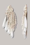 D'oro_Pearl Drop Earrings_Online_at_Aza_Fashions