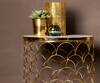 Shop_Logam_Gold Scalloped Side Table_at_Aza_Fashions