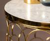 Buy_Logam_Gold Scalloped Side Table_Online_at_Aza_Fashions