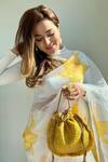 Amyra_Yellow Embroidery, Sequins Polti Bag_at_Aza_Fashions