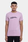 Buy_Genes Lecoanet Hemant_Purple Single Jersey Linje Logo T-shirt_at_Aza_Fashions