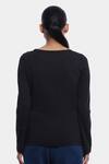 Shop_Genes Lecoanet Hemant_Black Single Jersey Luna Printed T-shirt_at_Aza_Fashions