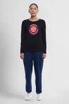 Buy_Genes Lecoanet Hemant_Black Single Jersey Luna Printed T-shirt_Online_at_Aza_Fashions