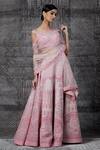 Buy_Shantnu Nikhil_Pink Organza Lehenga Set_Online_at_Aza_Fashions