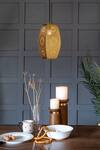 Buy Logam Gold Iron Noor Pendant Light at Aza Fashions Buy_Logam_Gold Iron Noor Pendant Light_at_Aza_Fashions