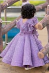 Shop_Lil Angels_Purple Sequin Embellished Dress _at_Aza_Fashions