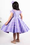 Shop_Lil Angels_Purple Embellished Dress For Girls_at_Aza_Fashions