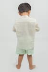 Shop_Mr Brat_White Cotton Shirt And Shorts Set _at_Aza_Fashions