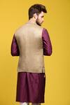 Shop_Seven_Beige Linen Nehru Jacket_at_Aza_Fashions