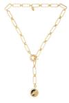 Zariin_Gold Plated Aries Pendant Necklace _Online_at_Aza_Fashions