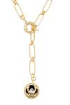 Shop_Zariin_Gold Plated Cancer Pendant Necklace _Online_at_Aza_Fashions