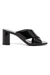Sephyr_Black Cross Strap Heels _Online_at_Aza_Fashions