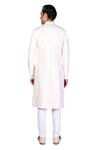 Buy_Dev R Nil_White Silk Embroidered Sherwani_Online_at_Aza_Fashions