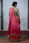 Shop_Latha Puttanna_Pink Silk Round Embroidered Lehenga Set _at_Aza_Fashions