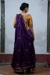 Shop_Latha Puttanna_Purple Silk Round Embroidered Lehenga Set _at_Aza_Fashions
