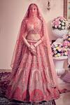 Buy_Bindani by Jigar & Nikita_Dabka Embroidered Lehenga Set_at_Aza_Fashions