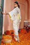 Buy_Twenty Nine_White Mirror Embroidered Pant _Online_at_Aza_Fashions
