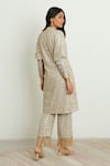 Shop_Twenty Nine_Beige "georgette Embroidered Mirror Work Pant _at_Aza_Fashions