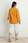 Shop_Twenty Nine_White Modal Satin Dhoti Pant _at_Aza_Fashions