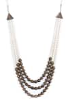 Buy_Cosa Nostraa_White Pearl Beads Layered Mala _at_Aza_Fashions