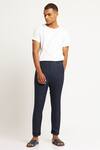 Son of A Noble Snob_Blue Toco Linen Trouser_Online_at_Aza_Fashions
