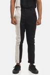 Shop_Son Of A Noble Snob_Black Linen Plain Hoco Trouser_at_Aza_Fashions