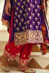 Buy_Heena Kochhar_Purple Maisha Silk Kurta Set_Online_at_Aza_Fashions