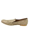 Buy_Veruschka by Payal Kothari_Beige Brocade Loafers _Online_at_Aza_Fashions