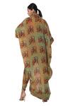 Shop_Masaba_Green Crepe Printed Cape Dhoti Pant Set_at_Aza_Fashions