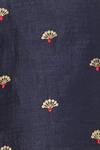 Minichic_Blue One Shoulder Top And Lehenga Set For Girls_at_Aza_Fashions