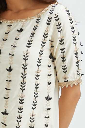 Mulmul Supima Cotton Phey Blue Palazzo